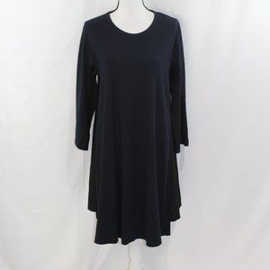 COS Blue with Black Sides Cotton Dress NWT